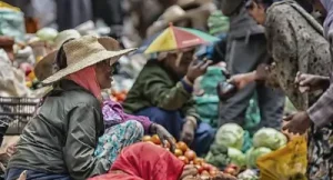 marché dans une ville Ethiopienne
